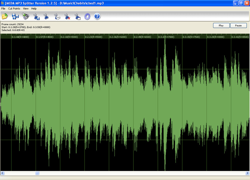MEDA MP3 Splitter Screenshot